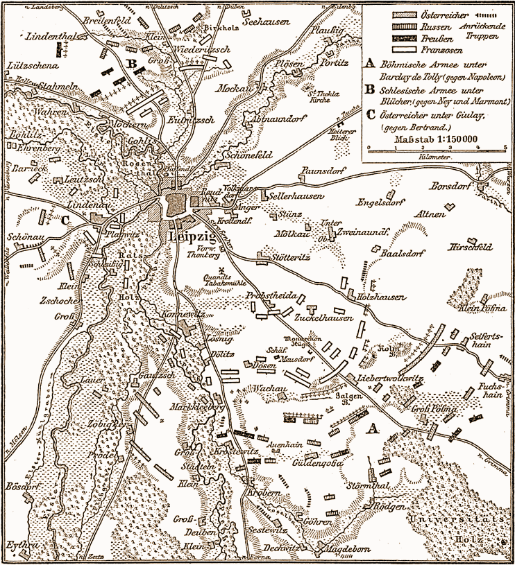 VLKERSCHLACHT LEIPZIG - Schlachtverlauf