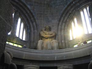 Foto: V�lkerschlachtdenkmal Leipzig die Kuppelhalle 