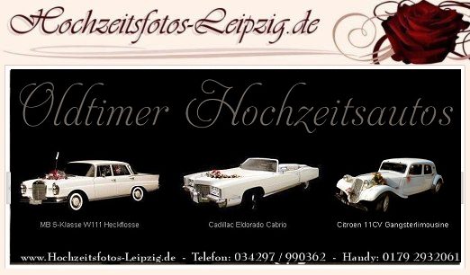 Oldtimer Hochzeitsautos mieten in Leipzig