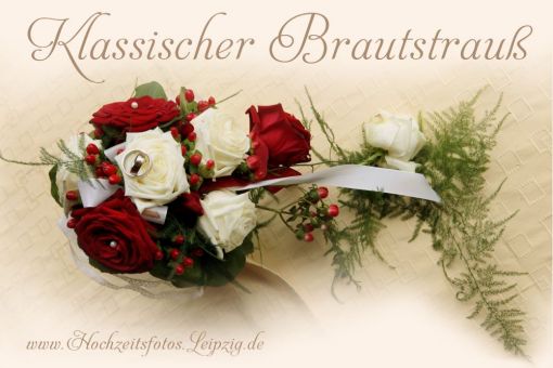 Hochzeitsblumen - klassischer Brautstrau