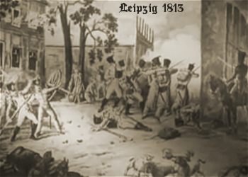 foto: 1813 voelkerschlacht verteidigung von holzhausen