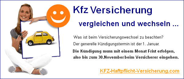 30. November 2011: Stichtag zum KFZ Versicherung wechseln!