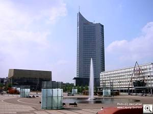 Gewandhaus, Uni & City Hochhaus Leipzig