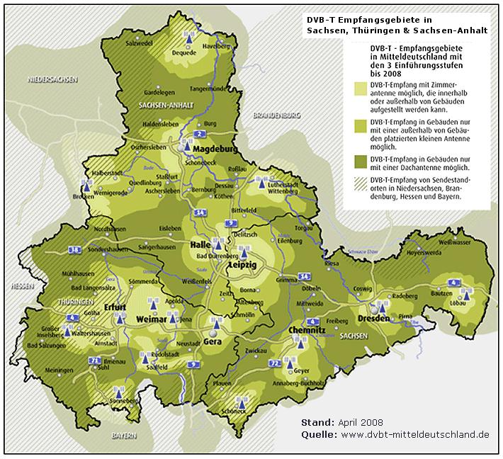 Leipzig DVB-T Empfang