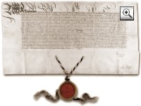 Urkunde Messeprivileg Leipzig 1507