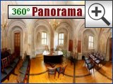 Rittersaal Trauzimmer im Standesamt Schloss Machern (360 Grad Panorama)