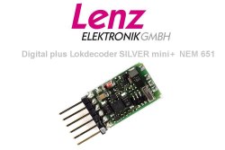 Lenz DCC Lokdecoder SILVER mini+ NEM-651