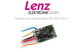 Lenz DCC Lokdecoder SILVER mini+ mit Kabel & Stecker