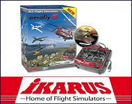 IKARUS aerofly Flug Simulator RC-FlightController mit USB-Anschluss fr Win und Mac