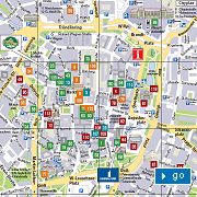 Citymap mit wichtigen Sehenswrdigkeiten