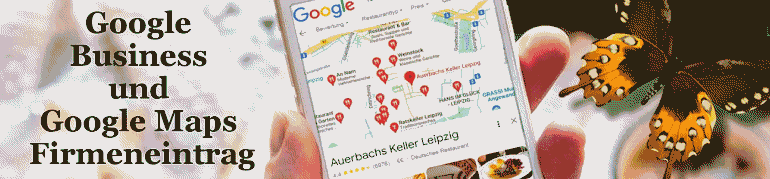 Google Maps und Business Suchmaschinen Firmeneintrag