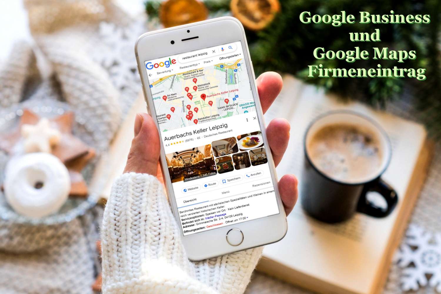 Google Suchmaschinen Anmeldung -Google Maps Eintrag