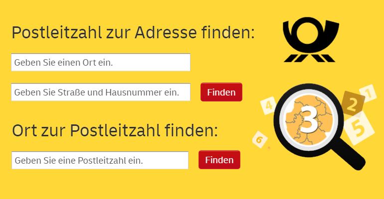 Deutsche Post Postleitzahlen | PLZ-Suche | Ortssuche