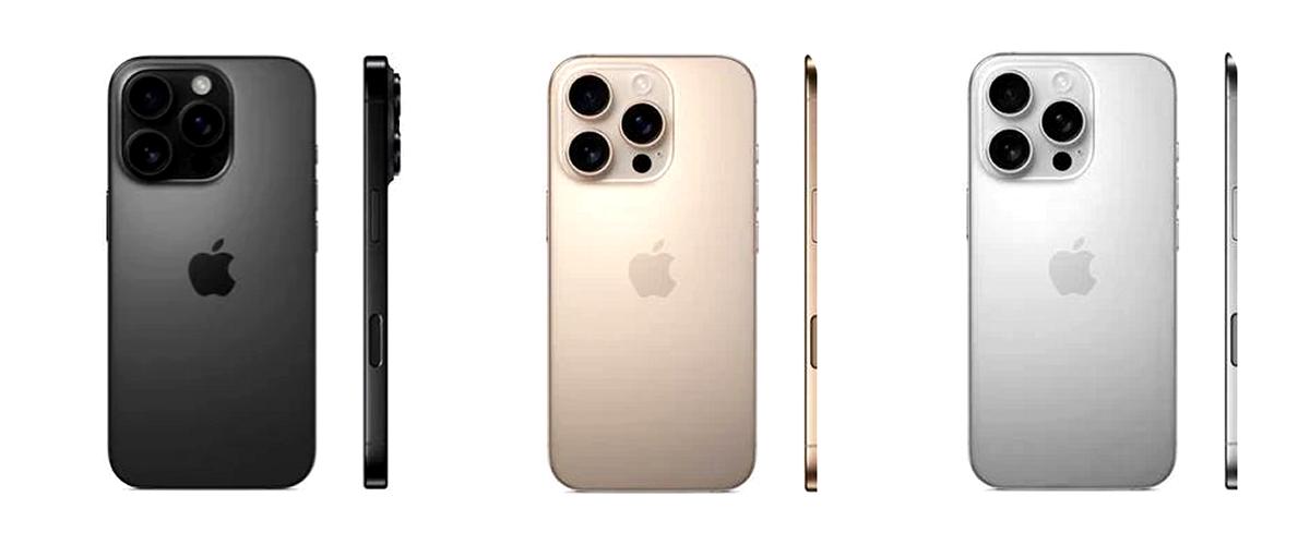 Apple iPhone 16 Pro Max - Farbpalette