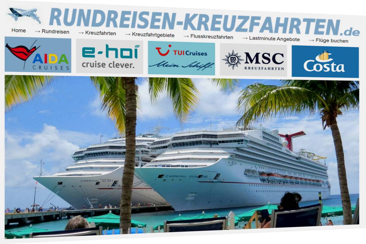 Kreuzfahrten Angebote - Schiffsreisen weltweit buchen