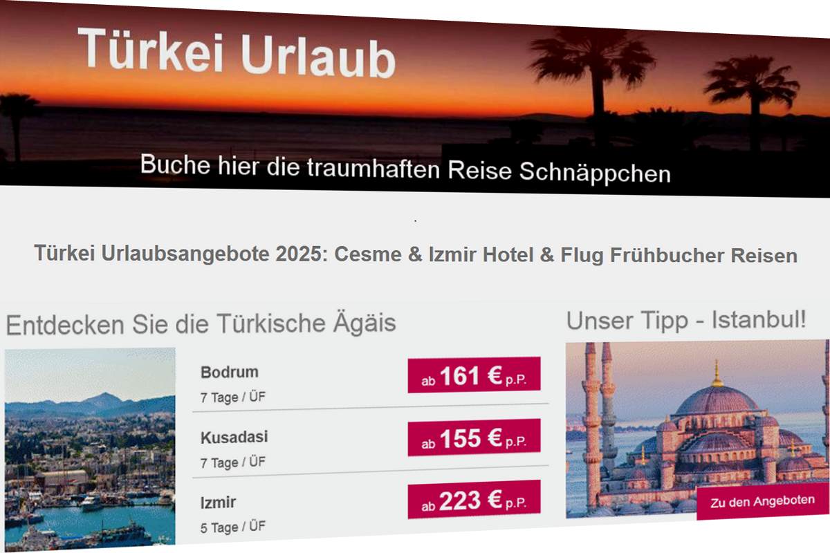Trkei Urlaub - Top All Inklusiv Reiseangebote buchen