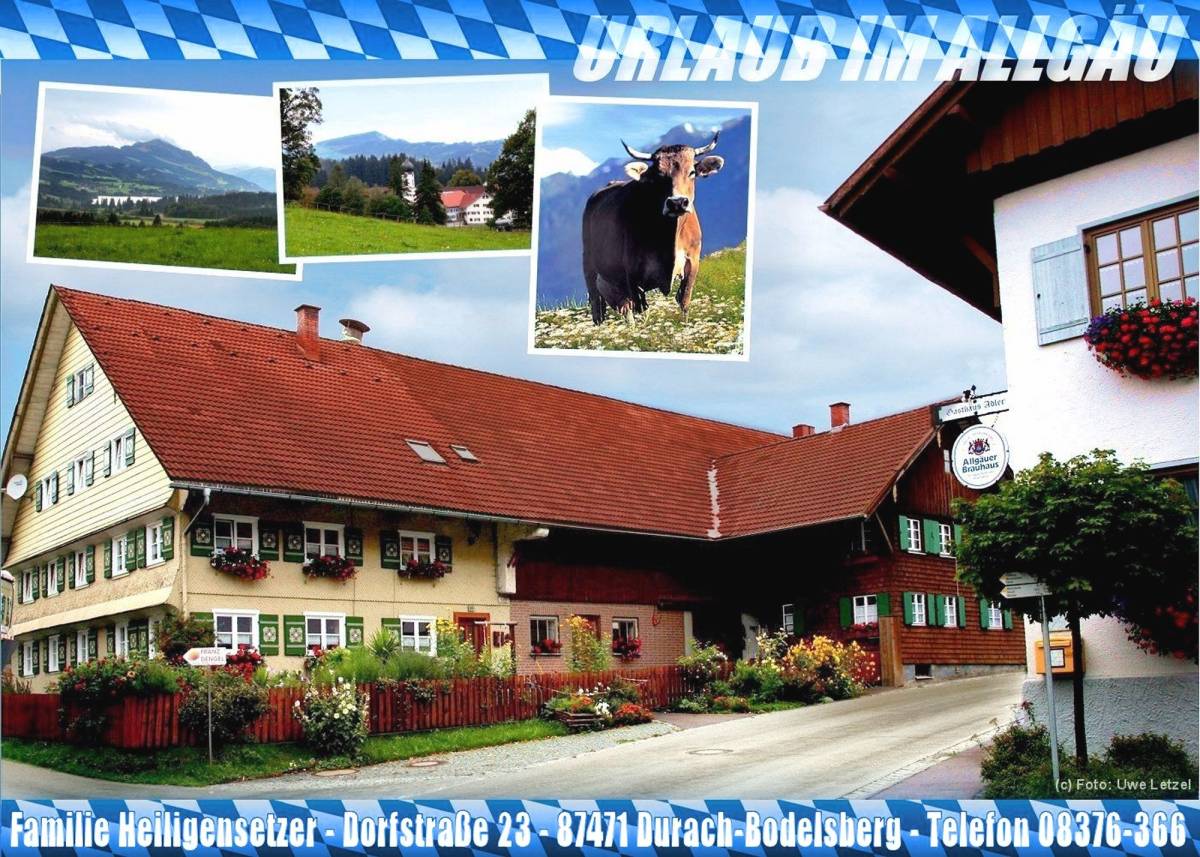 Ferienzimmer auf dem Bauernhof im Allgu (Bayern) bei Famile Heiligensetzer in Durach Bodelsberg