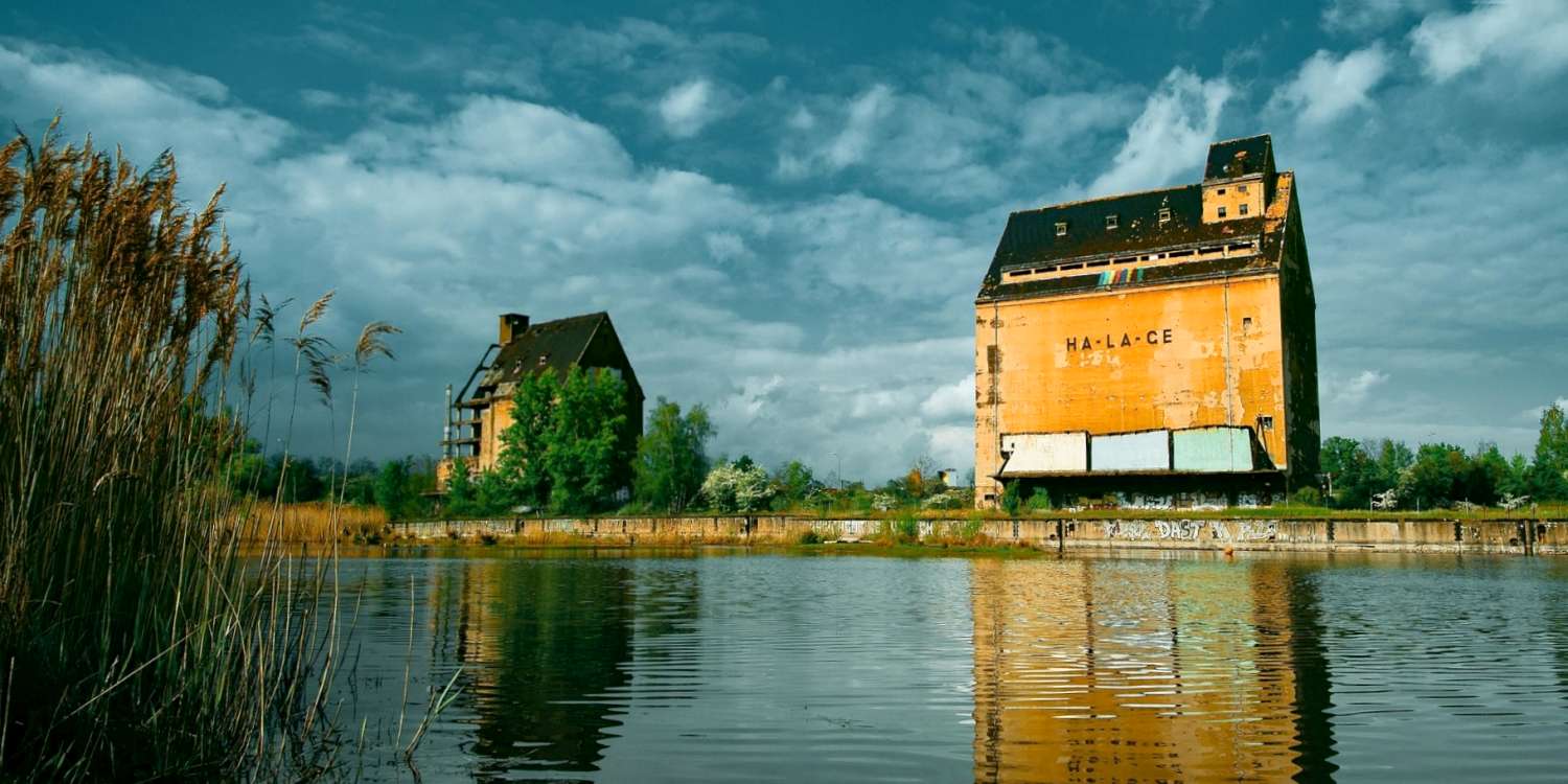 Foto: Lindenauer Hafen in Leipzig
