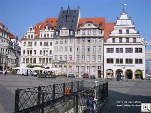 Foto: Leipzig Markt Platz: Die alte Waage