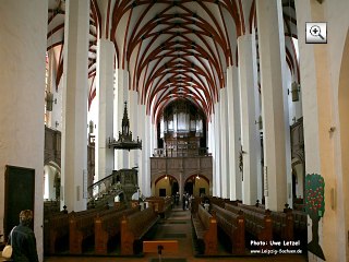 Kirchenorgel in der Thomaskirche Leipzig