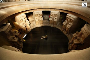 Foto 10: Blick auf die Krypta im Vlkerschlachtdenkmal