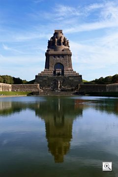 Foto: Das grte Nationaldenkmal Deutschlands - das Vlkerschlachtdenkmal in Leipzig