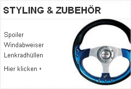 CAR STYLING & ZUBEHR: Spoiler, Windabweiser, Chrom-Styling Zierleisten, Lenkradhllen