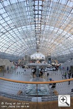 Hochzeitsmesse Glashalle Blick vom Eingang-West