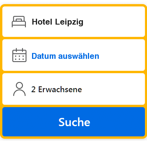 Buchungsformular Hotel Flughafen Leipzig
