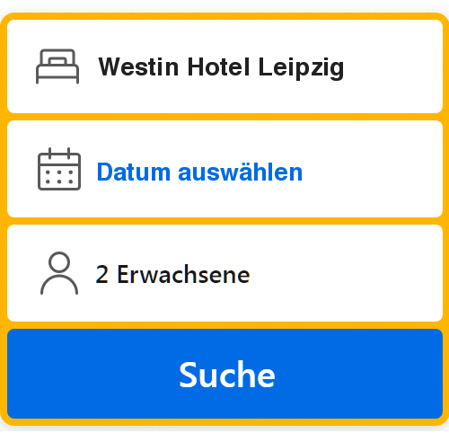 Buchungsformular Hotel Westin Leipzig