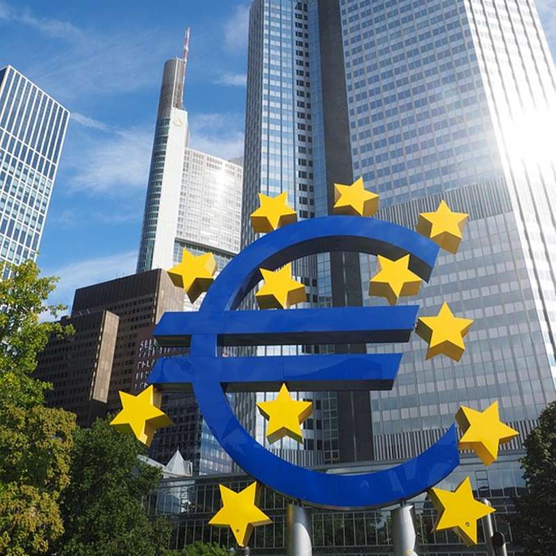 EZB - Europische Zentralbank Sitz in Frankfurt