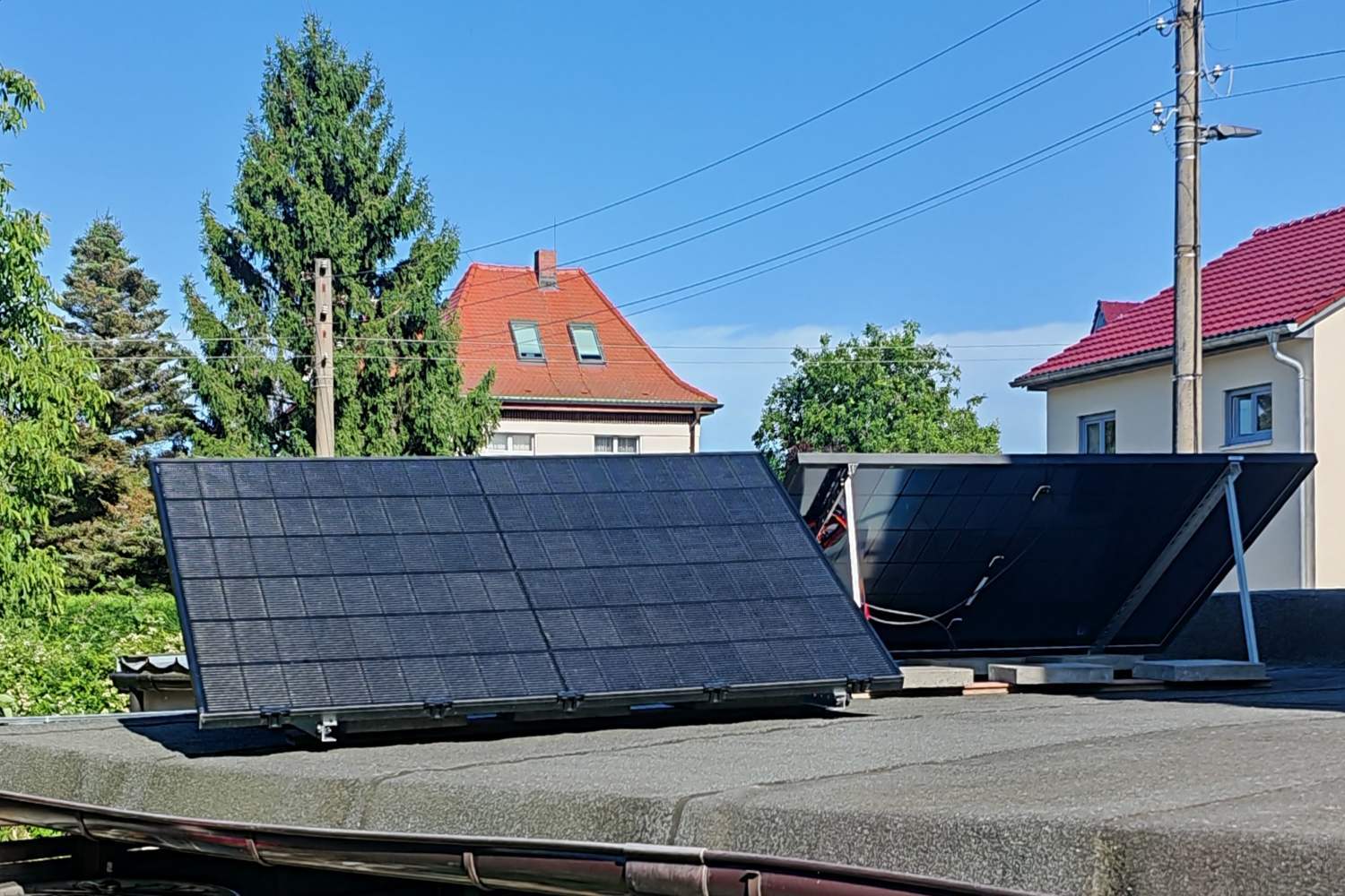 Balkonkraftwerk f�r Einfamilienhaus
