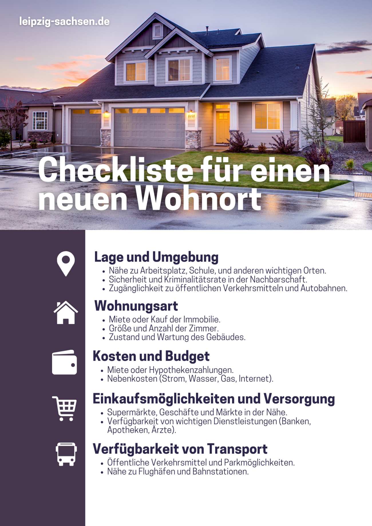 Umzug Checkliste