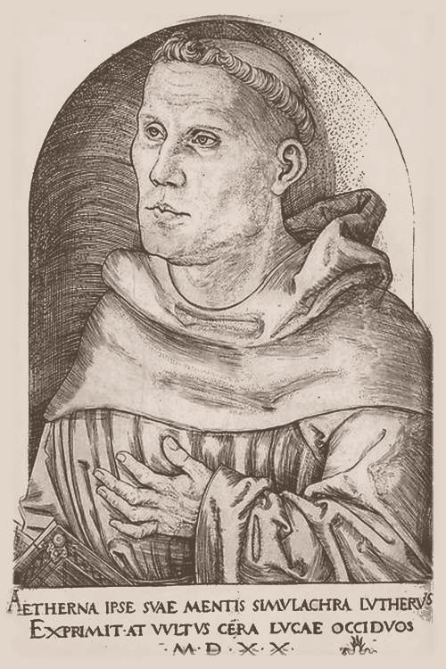 Martin Luther in der Thomaskirche Leipzig