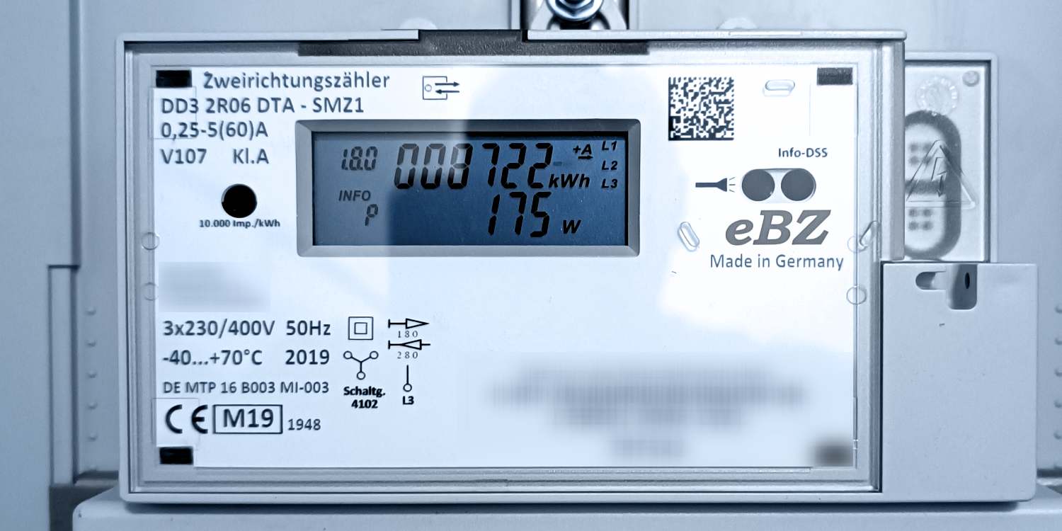 Digitaler Stromz�hler - Zweirichtungsz�hler