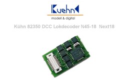 Kühn 82350 DCC Lokdecoder N45-18 Next18 Schnittstelle NEM 662