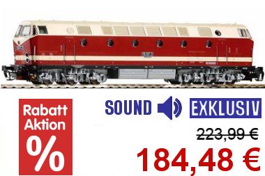PIKO 47345 TT LokSound Diesellok BR-119 DR IV.- Preisreduziert  Euro 56,99