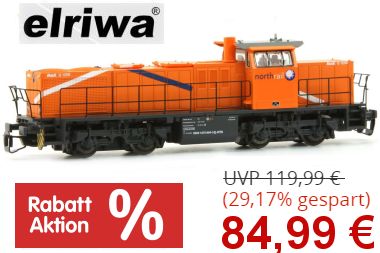 Piko 47229-A19 - TT Diesellok G 1206, northrail, Ep.VI - Preisreduziert Euro 84,99