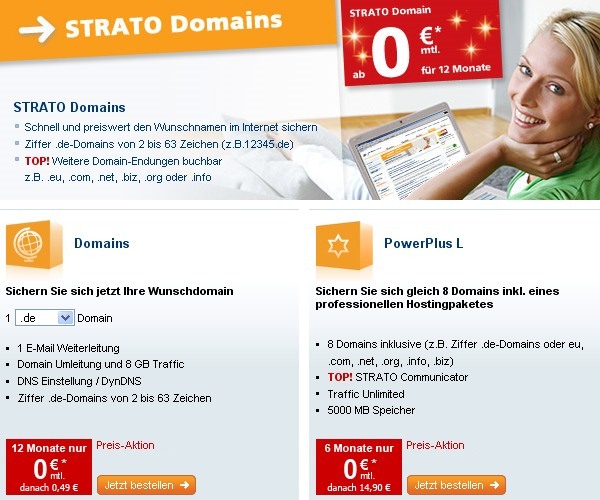 domain registrierung